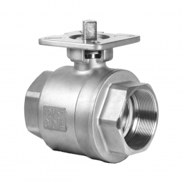 BAV-S304-2P-T-020 Клапан шаровой, нерж., G 3/4'' (20мм), 2/2